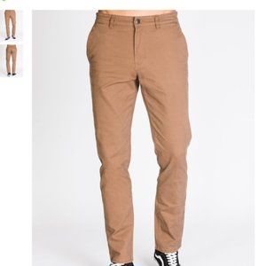 Tainted Denim tan Mens Slim Chino pants